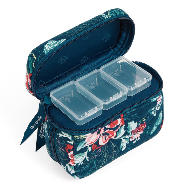 Deluxe Travel Pill Case Cotton Vera Bradley