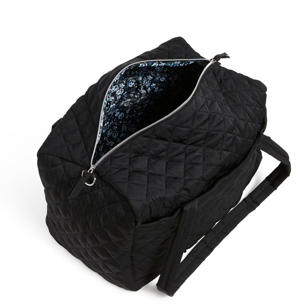 Black Medium Travel Duffel Bag | Vera Bradley