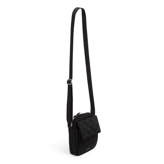 Vera Bradley Women's RFID Little Hipster Handbag Purse Black Microfiber  Quilted | Purses, Handbag, Vera bradley