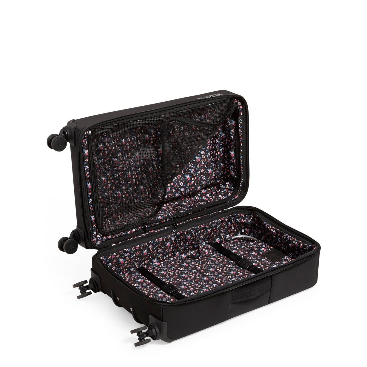 Black Large Spinner Luggage | Vera Bradley