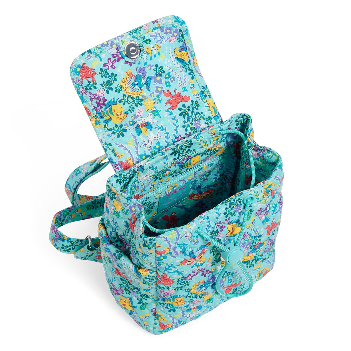 Blue Disney Mini Backpack - Ariel Floral Ditsy