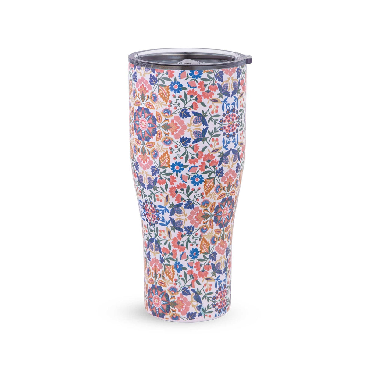 Vera Bradley Double Wall Tumbler with Straw Women in Fresh-Cut