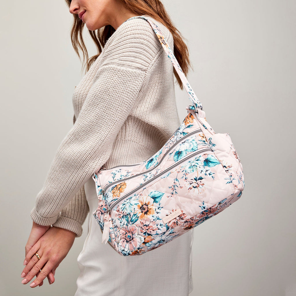 Triple Zip Shoulder Bag Performance Twill Vera Bradley