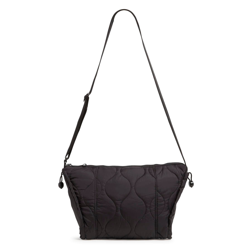 Vera Bradley Women's Cotton Wallet Crossbody Purse with RFID Protection,  Black, One Size: Handbags: Amazon.com