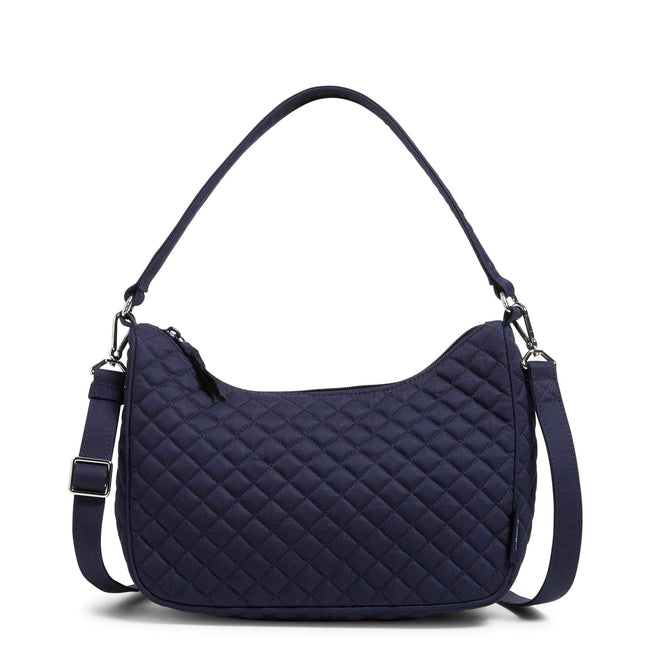 Blue Frannie Crescent Crossbody Bag | Vera Bradley