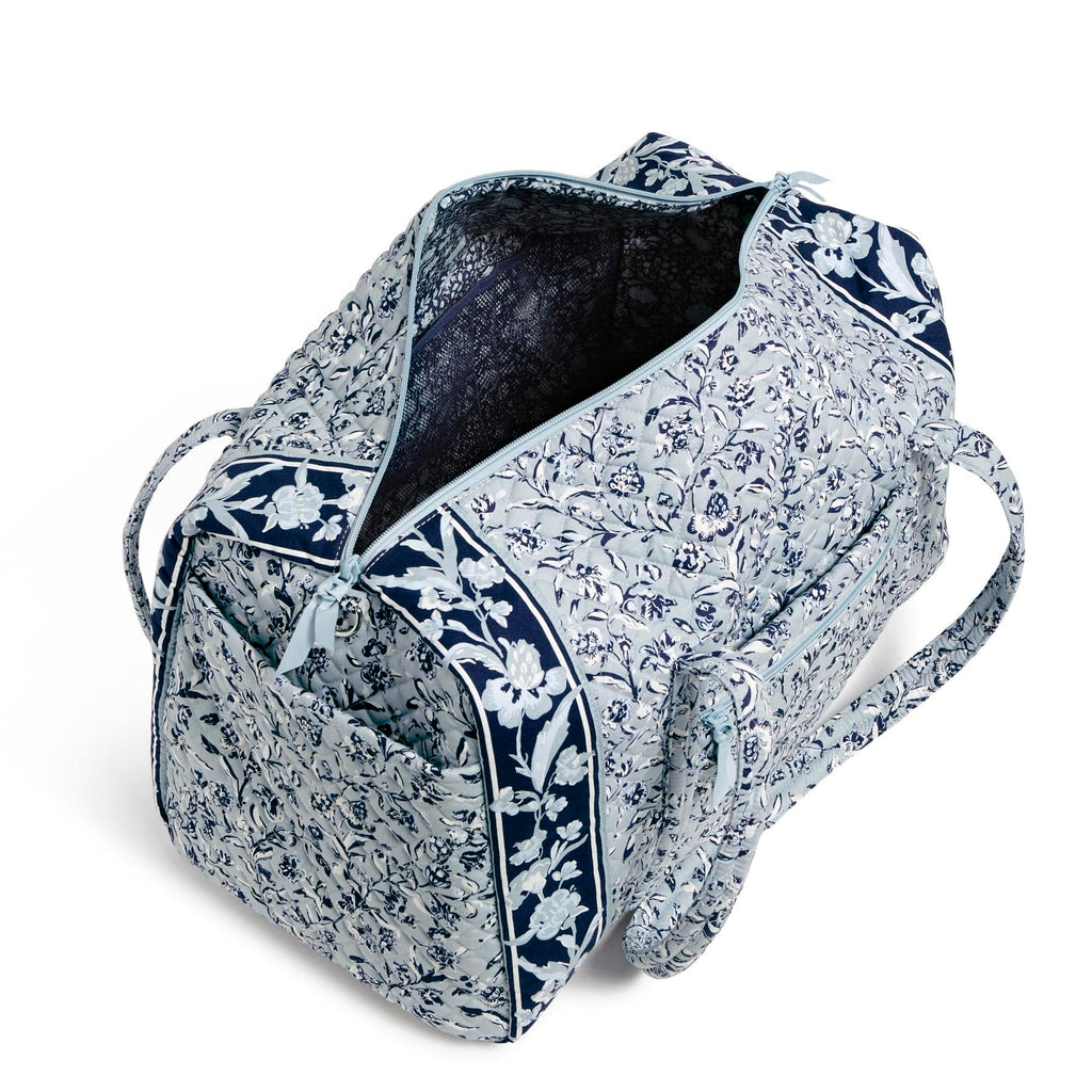 3 Piece Cotton Small Makeup Bag for Purse, Floral Travel Organizer