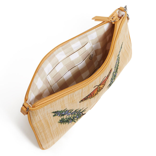 Straw RFID Convertible Wristlet Nature Study Neutral Vera Bradley