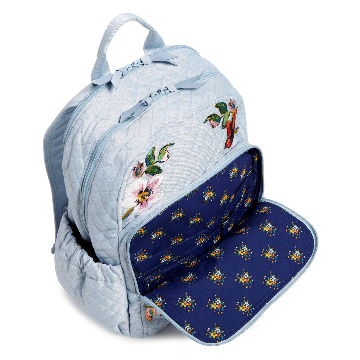 Blue Campus Backpack Sea Air Floral Vera Bradley
