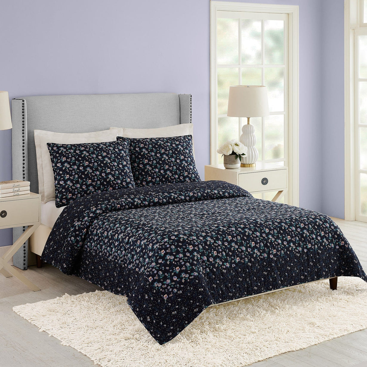 Navy Garden Quilt Set | Vera Bradley