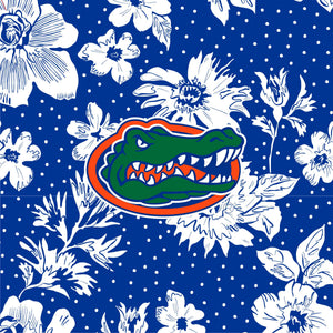 Tervis 24oz Wide Mouth Bottle-Royal/White Rain Garden with University of Florida-Image 2-Vera Bradley