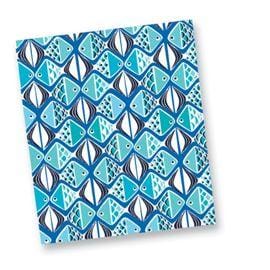 NWT Vera Bradley GO FISH BLUE Seascape Beach/Pool Towel 26188-P73